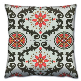 Aberto Design A14663 Cojín de Algodón y Poliéster, 43 x 43 cm, Confort y Estilo para el Hogar